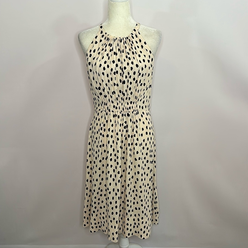 Kate Spade Leopard Dot Halter Dress - Picture 2 of 10
